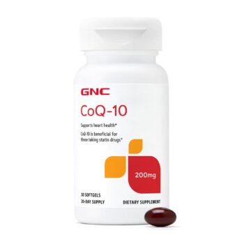Coenzima Q-10 200 mg GNC 30 Cápsulas
