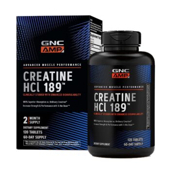 GNC AMP Creatina HCl 189 120 cápsulas